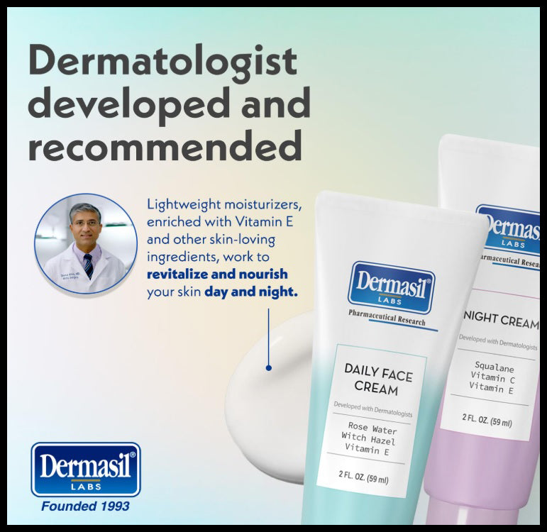 Dermasil - Crema hidratante facial (Paquete de 2 unidades)