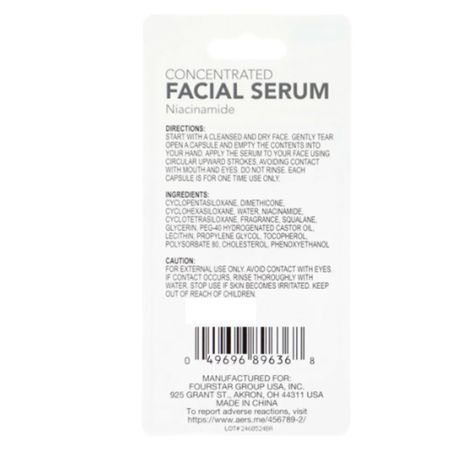 Concentrated Facial Serum - Niacinamide