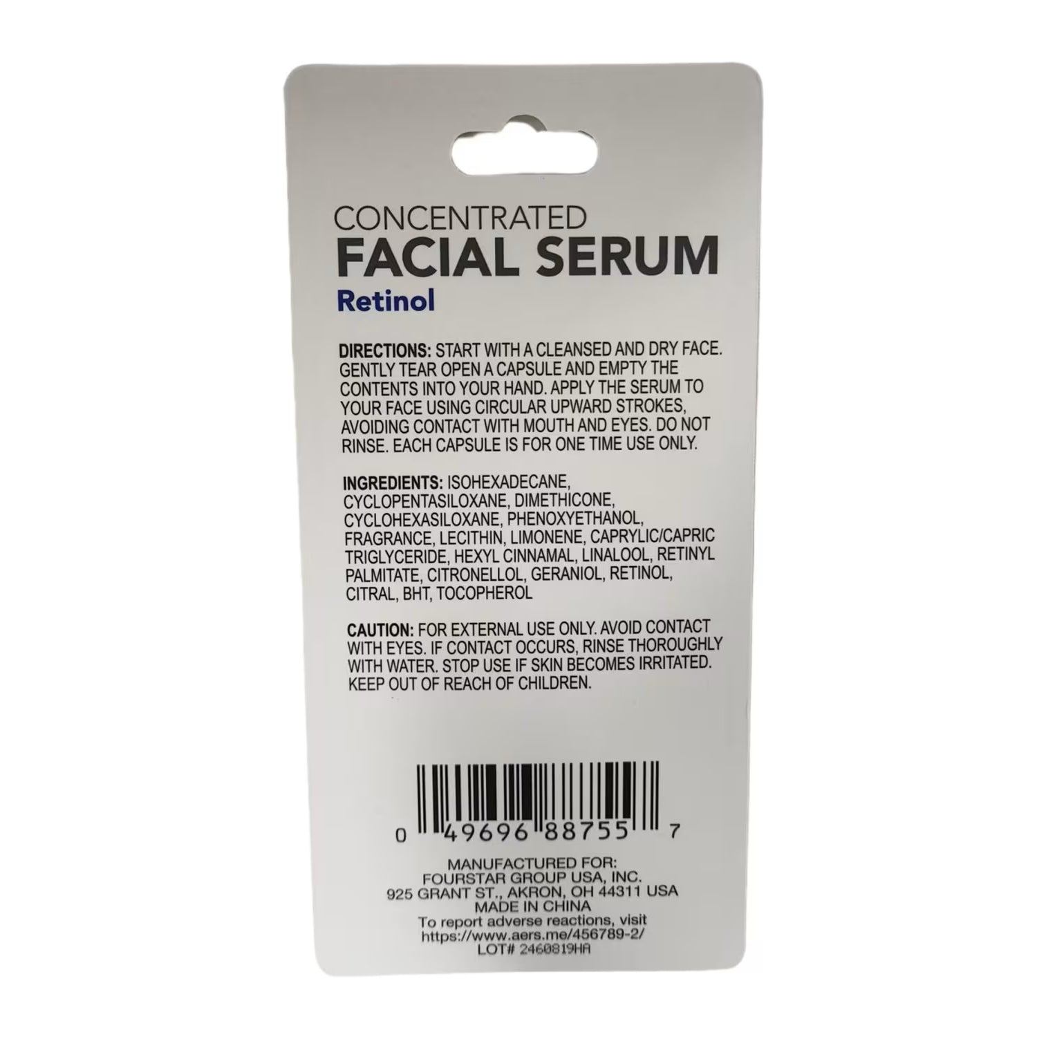 Concentrated Facial Serum - Retinol