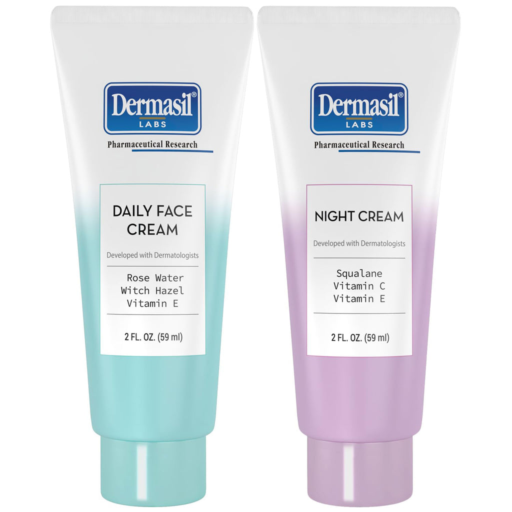 Dermasil - Crema hidratante facial (Paquete de 2 unidades)